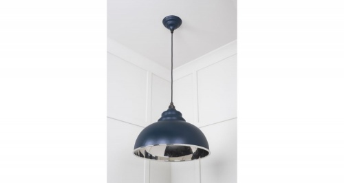 Smooth Nickel Harborne Pendant in Dusk