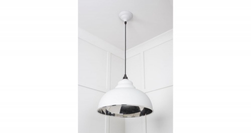 Smooth Nickel Harborne Pendant in Flock