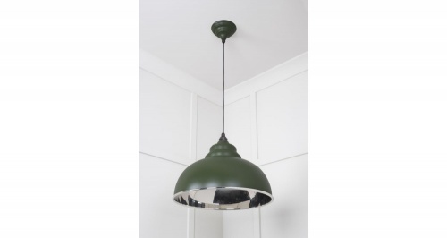 Smooth Nickel Harborne Pendant in Heath