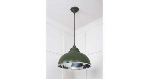 Smooth Nickel Harborne Pendant in Heath