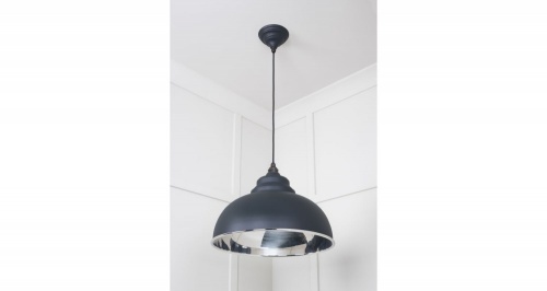 Smooth Nickel Harborne Pendant in Soot