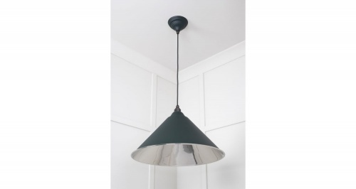 Smooth Nickel Hockley Pendant in Dingle