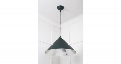 Smooth Nickel Hockley Pendant in Dingle