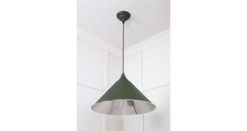 Smooth Nickel Hockley Pendant in Heath