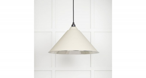 Smooth Nickel Hockley Pendant in Teasel