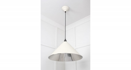 Smooth Nickel Hockley Pendant in Teasel