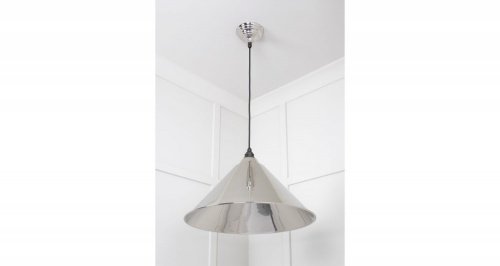 Smooth Nickel Hockley Pendant