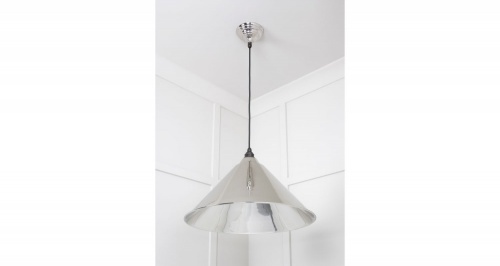 Smooth Nickel Hockley Pendant