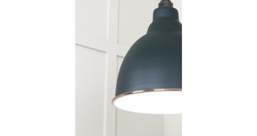 White Gloss Brindley Pendant in Dingle