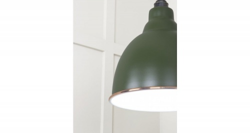 White Gloss Brindley Pendant in Heath