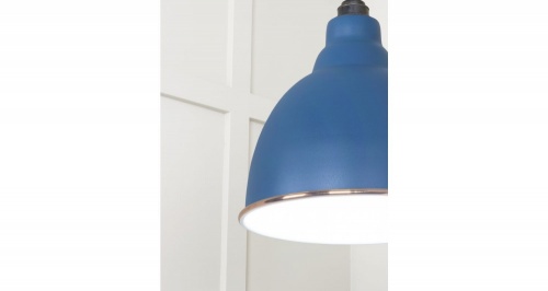 White Gloss Brindley Pendant in Upstream