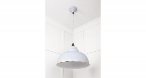 White Gloss Harborne Pendant in Birch