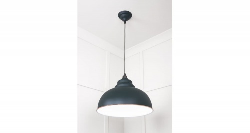 White Gloss Harborne Pendant in Dingle