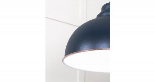 White Gloss Harborne Pendant in Dusk