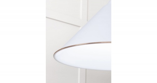 White Gloss Hockley Pendant in Birch