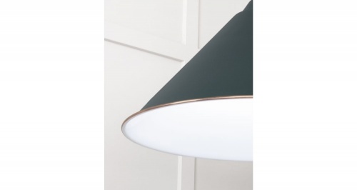 White Gloss Hockley Pendant in Dingle