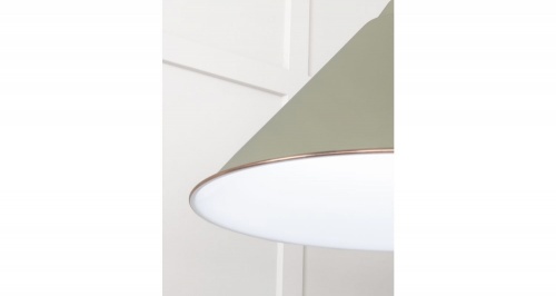 White Gloss Hockley Pendant in Tump