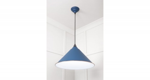 White Gloss Hockley Pendant in Upstream