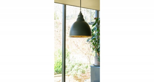 Smooth Brass Brindley Pendant in Dingle