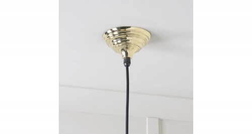 Smooth Brass Brindley Pendant