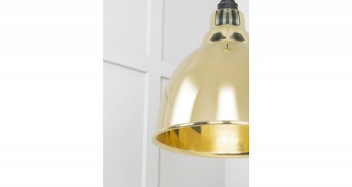 Smooth Brass Brindley Pendant