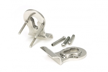 Polished Marine SS (316) 50mm Euro Door Pull (Back to Back fixings)