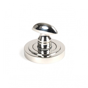 Polished Marine SS (316) Round Thumbturn Set (Art Deco)