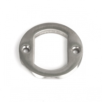 Satin Marine SS (316) Round Escutcheon (Art Deco)