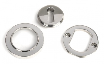 Polished Marine SS (316) Round Escutcheon (Plain)