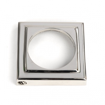 Polished Marine SS (316) Round Escutcheon (Square)