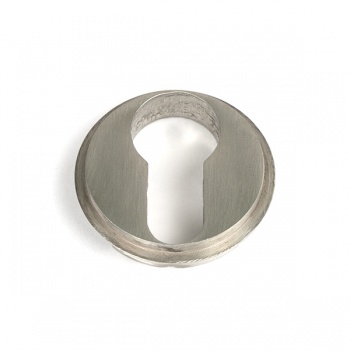 Satin Marine SS (316) Round Euro Escutcheon (Art Deco)