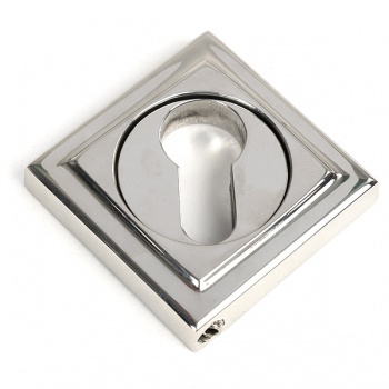 Polished Marine SS (316) Round Euro Escutcheon (Square)