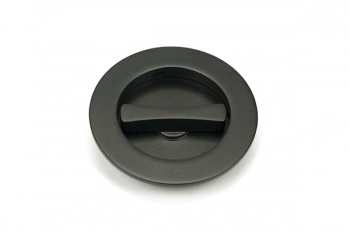 Aged Bronze 75mm Plain Round Pull - Privacy Set