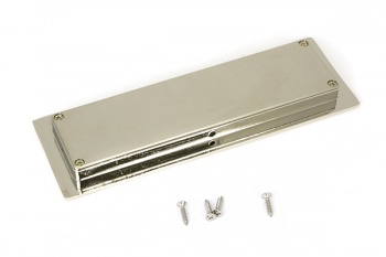 Polished Nickel 175mm Art Deco Rectangular Pull