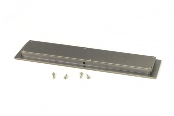 Pewter 250mm Plain Rectangular Pull