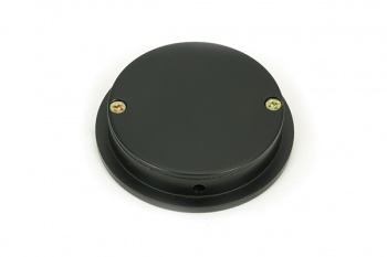 Matt Black 60mm Plain Round Pull