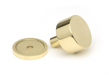 Polished Brass Kelso Cabinet Knob - 32mm (Plain)