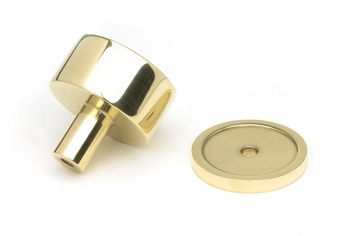 Polished Brass Kelso Cabinet Knob - 32mm (Plain)