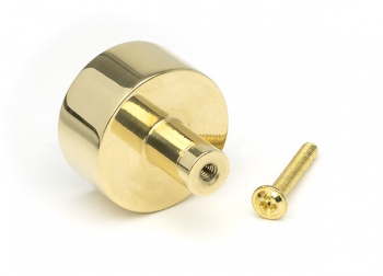 Polished Brass Kelso Cabinet Knob - 32mm (No Rose)