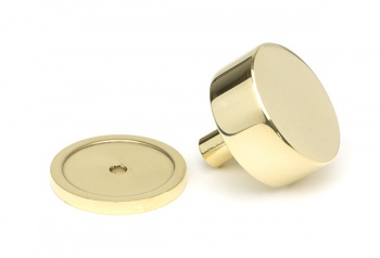 Polished Brass Kelso Cabinet Knob - 38mm (Plain)