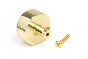 Polished Brass Kelso Cabinet Knob - 38mm (No Rose)