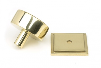 Polished Brass Kelso Cabinet Knob - 38mm (Square)