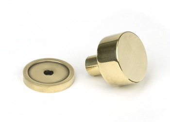 Aged Brass Kelso Cabinet Knob - 25mm (Plain)