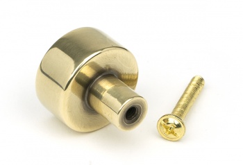 Aged Brass Kelso Cabinet Knob - 25mm (No rose)