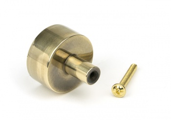 Aged Brass Kelso Cabinet Knob - 32mm (No rose)