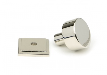 Polished Nickel Kelso Cabinet Knob - 25mm (Square)