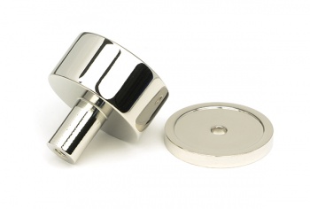 Polished Nickel Kelso Cabinet Knob - 32mm (Plain)