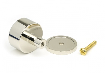 Polished Nickel Kelso Cabinet Knob - 32mm (Plain)