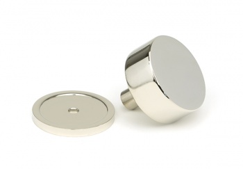 Polished Nickel Kelso Cabinet Knob - 38mm (Plain)