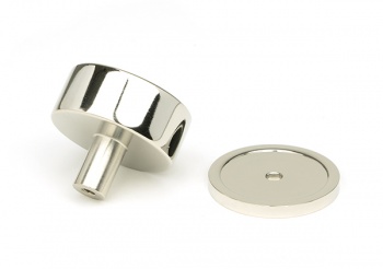 Polished Nickel Kelso Cabinet Knob - 38mm (Plain)